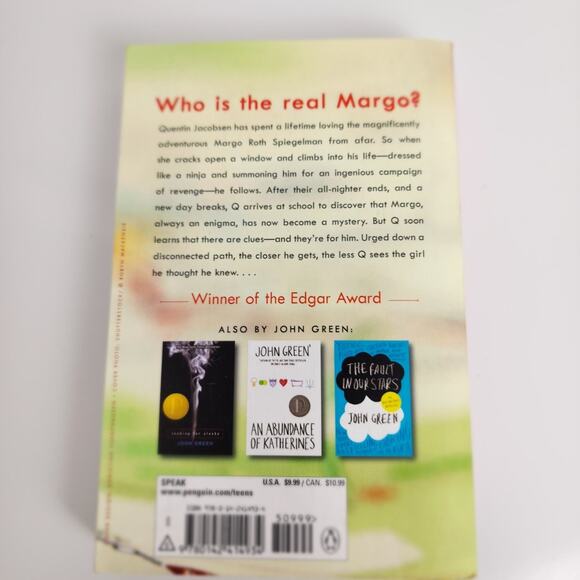 Paper Towns by John Green Young Adult Readers Mystery Genre Paperback Book - Picture 2 of 7